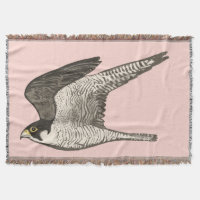 Arte Lápis com Cor de Falcão Peregrina a rosa