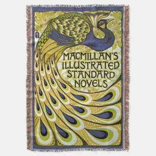 Cobertor Arte Nova Vintage, Pena de Pavão da Macmillan