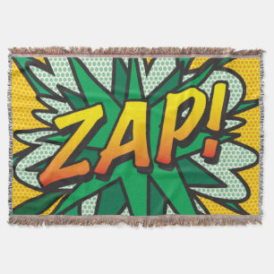 Cobertor Arte Pop de Quadrinhos ZAP