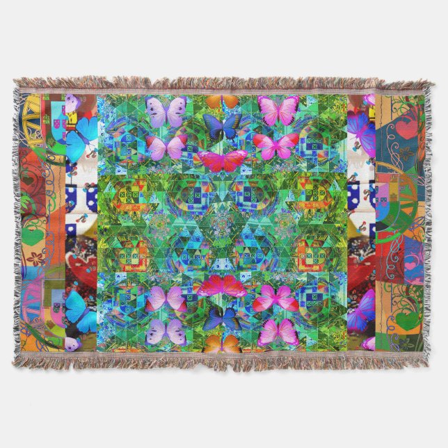 Cobertor Arte popular portuguesa Fleece Blanket (Frente)