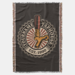 Cobertor Artesanato DE NOME Personalizado Bar de cervejaria