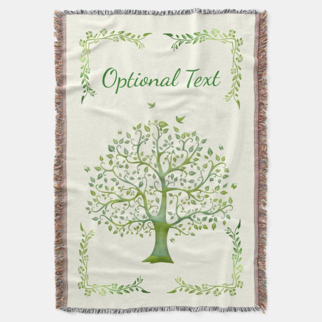 Cobertor  Árvore da Vida (Frente Vertical)