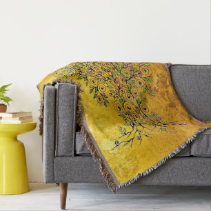 Cobertor Árvore da Vida - Espirais Saem Frutas 1