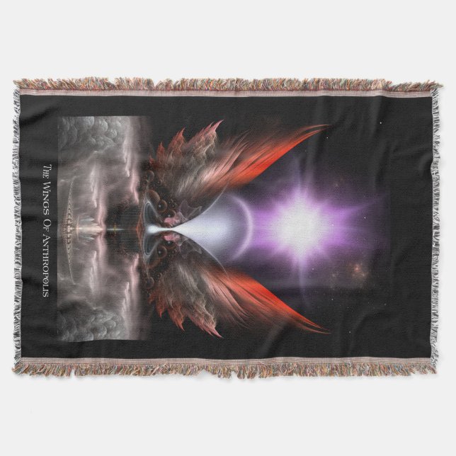 Cobertor As Asas do Antropópolis HC Jogam Banheta (Frente)