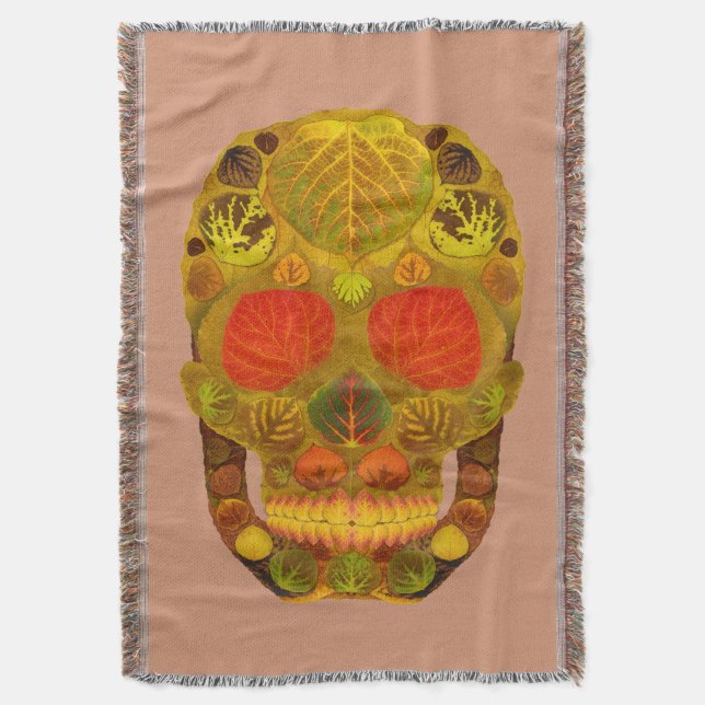 Cobertor Aspen Folha Crânio 12 (Frente Vertical)