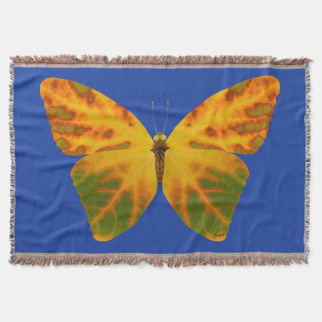 Cobertor Aspen Leaf Butterfly 1 (Frente)