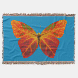 Cobertor Aspen Leaf Butterfly 2