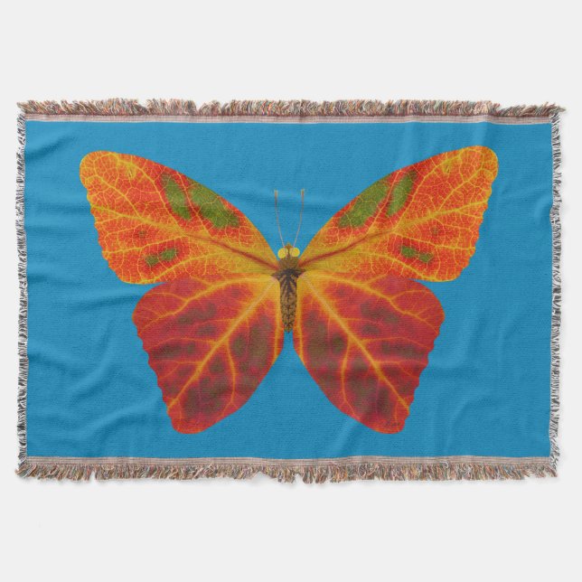 Cobertor Aspen Leaf Butterfly 2 (Frente)