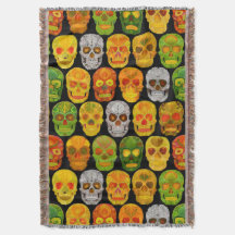 Aspen Leaf Skulls padrão sem falhas 2018