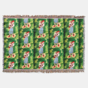 COBERTOR ASSISTENTE DE OZ DOROTHY E SEUS CALÇADOS