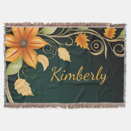 Cobertor Autumn Blossom Elegance