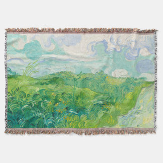 Cobertor Auvers de Campos de Trigo Verde (F807) Van Gogh Be