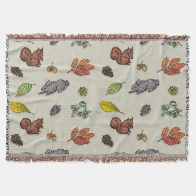 Cobertor Ave-de-aranha-vermelha-moderna (Frente)