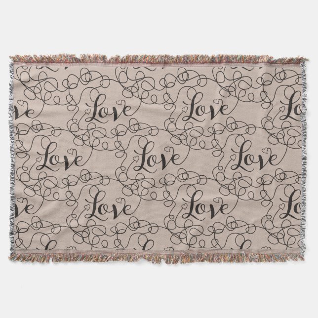 Cobertor AVE o padrão perfeito a preto com LINHAS (Frente)