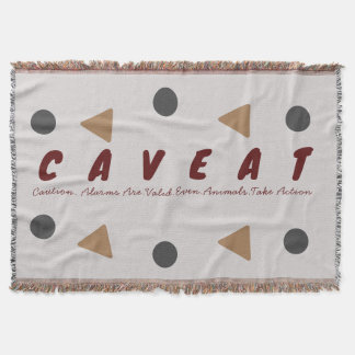 Cobertor Aviso Pense Por Favor