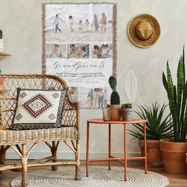 Cobertor Avós fazem o mundo | 6 Foto (Criador carregado)