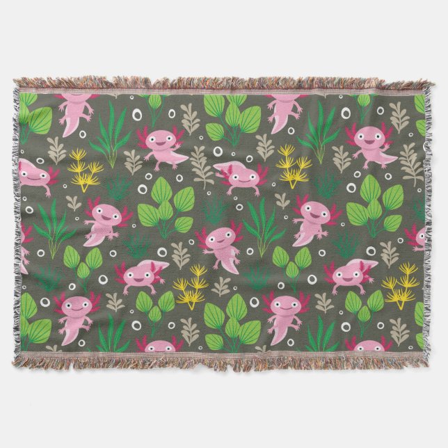 Cobertor Axolotl Throw Blanket (Frente)