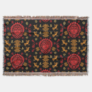 Cobertor Aztec Art Home Decor Mexicano