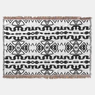 Cobertor Aztec Étnico, Padrão De Vintage Striped.