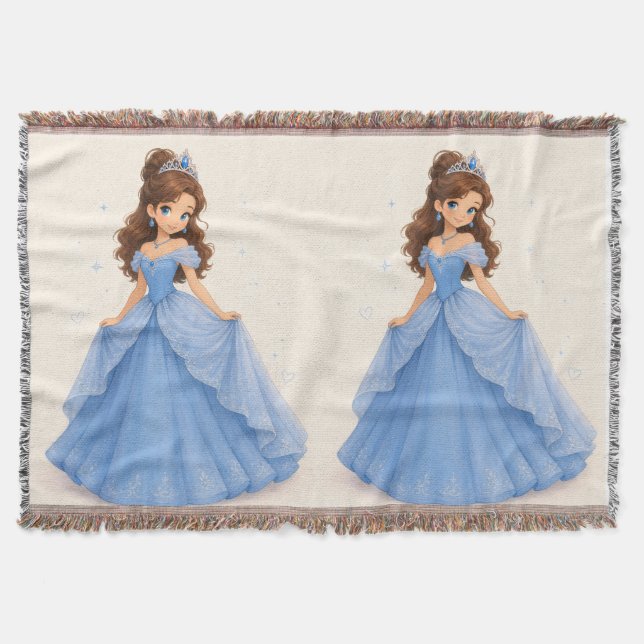 Cobertor Azul da Princesa (Frente)