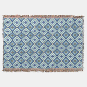 Cobertor Azul e Dourado
