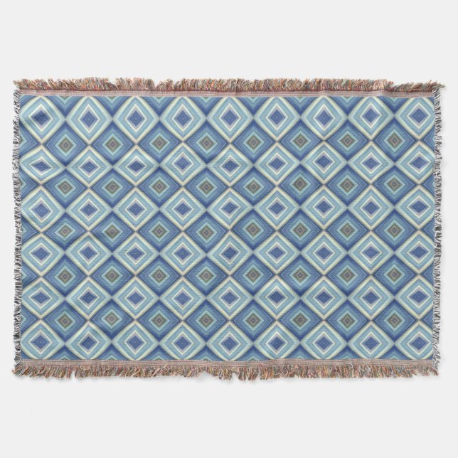 Cobertor Azul e Dourado (Frente)