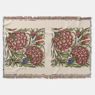 Cobertor Azulejo de Flor Antiquado Arte Russa