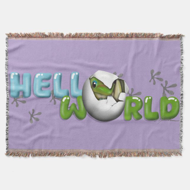 Cobertor Baby Gecko in Egg  (Frente)