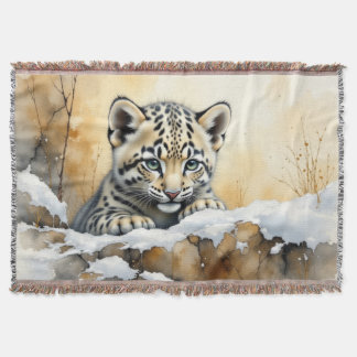 Cobertor Baby Snow Lepard