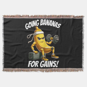 Cobertor banana malhando