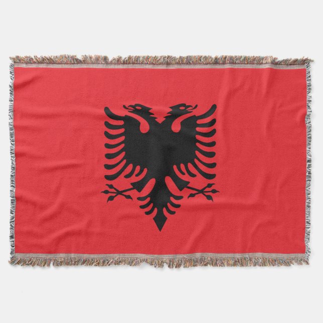 Cobertor Bandeira albanesa (Frente)