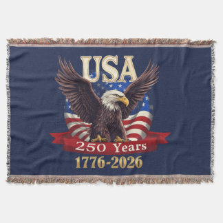 Cobertor Bandeira americana patriótica EUA 250º 1776-2026 Á