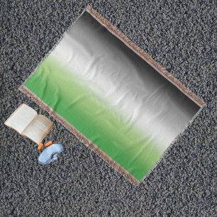 Cobertor Bandeira Aromântica Gradiente – Orgulho Aromântico