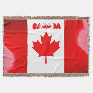 Cobertor bandeira canadense