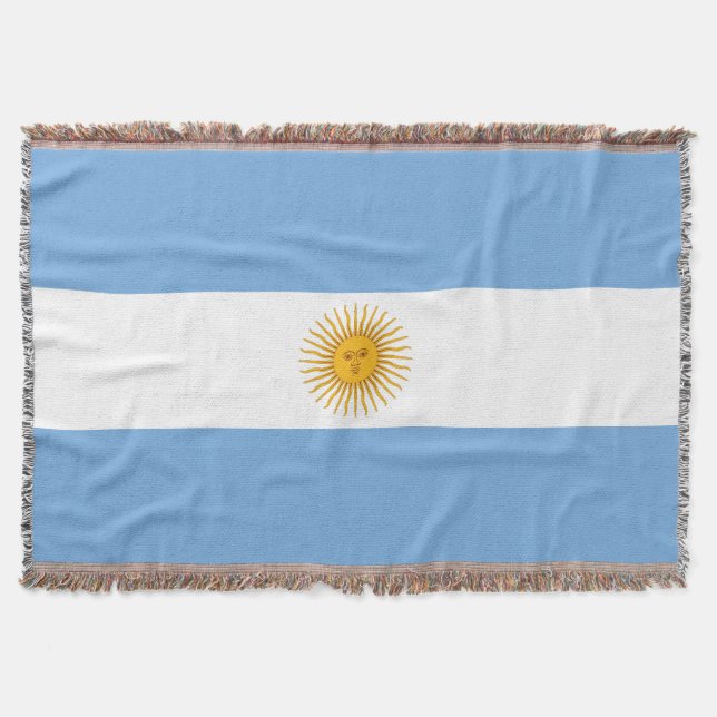 Cobertor Bandeira da Argentina (Frente)