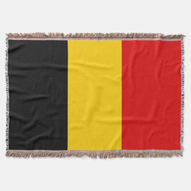 Cobertor Bandeira da Bélgica (Frente)