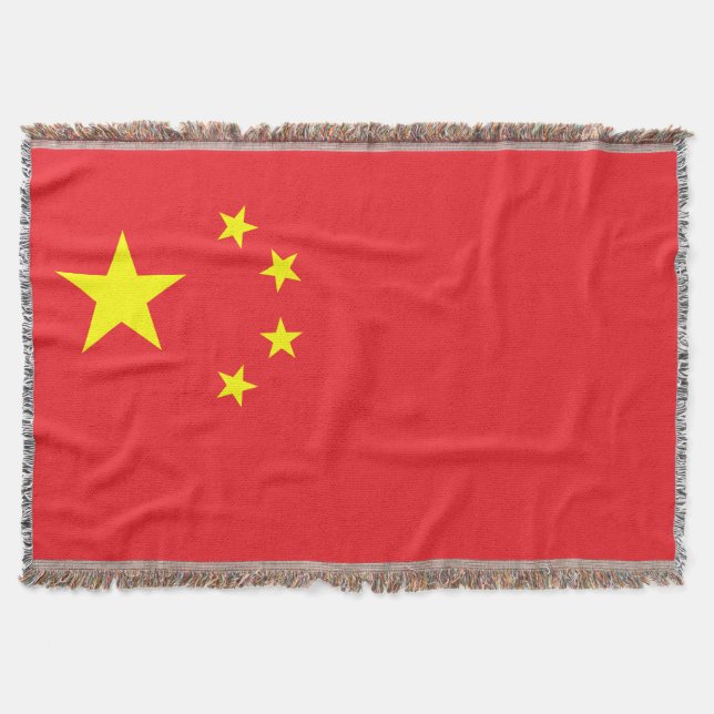 Cobertor Bandeira da China (Frente)