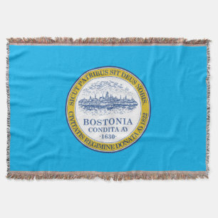Cobertor Bandeira da cidade de Boston