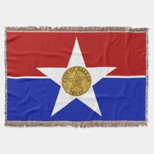 Cobertor Bandeira da cidade de Dallas