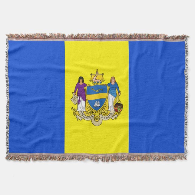 Cobertor Bandeira da cidade de Filadélfia (Frente)