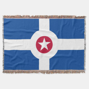 Cobertor Bandeira da cidade de Indianápolis