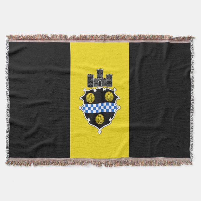 Cobertor Bandeira da cidade de Pittsburgh (Frente)