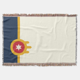 Cobertor Bandeira da cidade de Tulsa