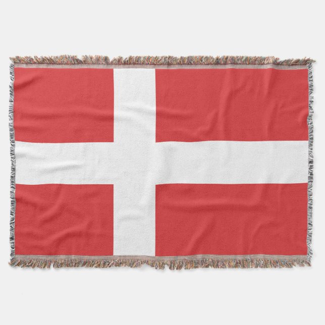 Cobertor Bandeira da Dinamarca (Frente)