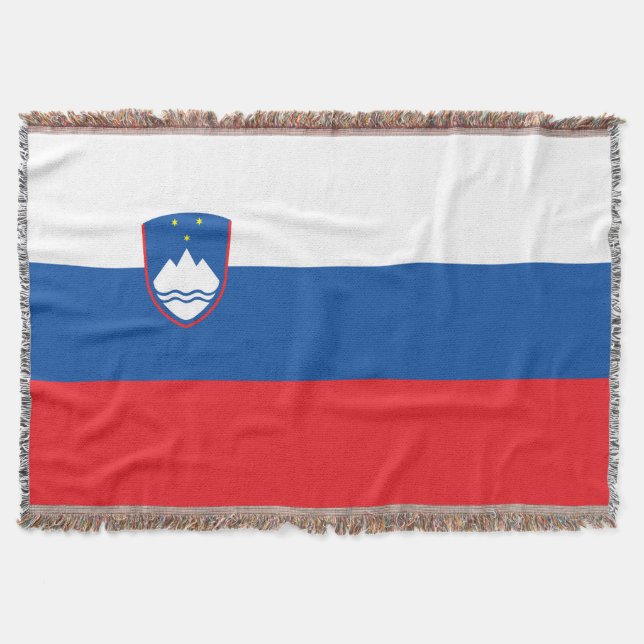 Cobertor bandeira da Eslovênia (Frente)