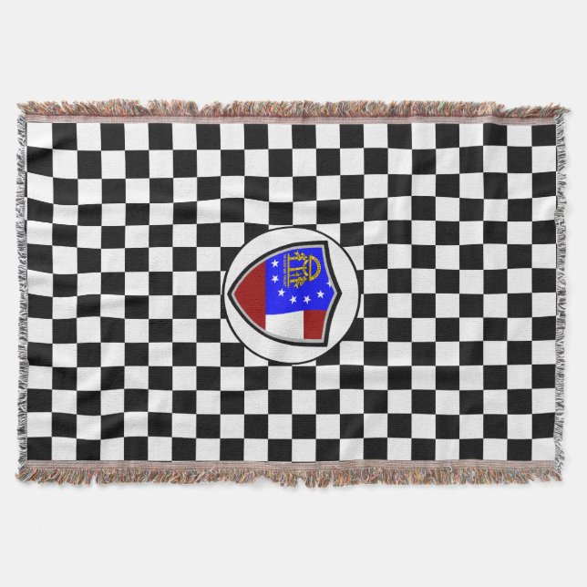 Cobertor Bandeira da Geórgia (Frente)