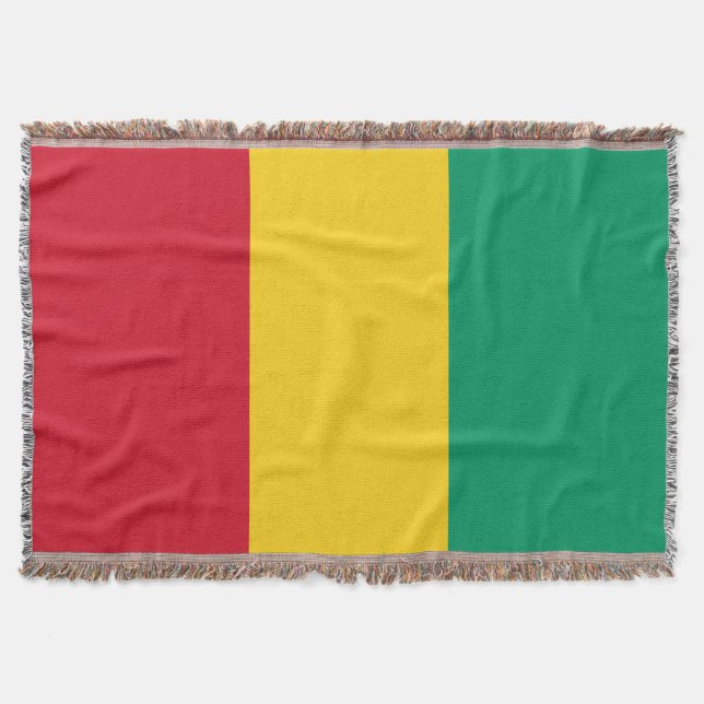 Cobertor bandeira da Guiné (Frente)