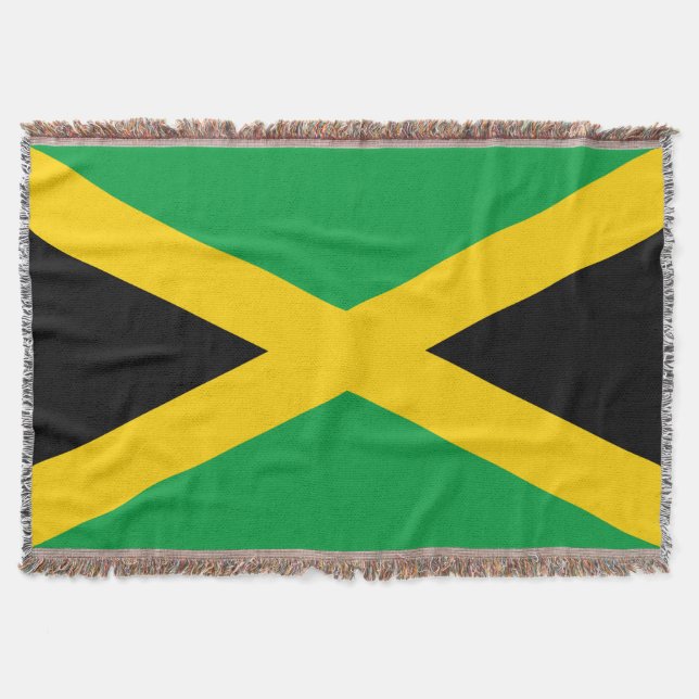 Cobertor Bandeira da Jamaica (Frente)