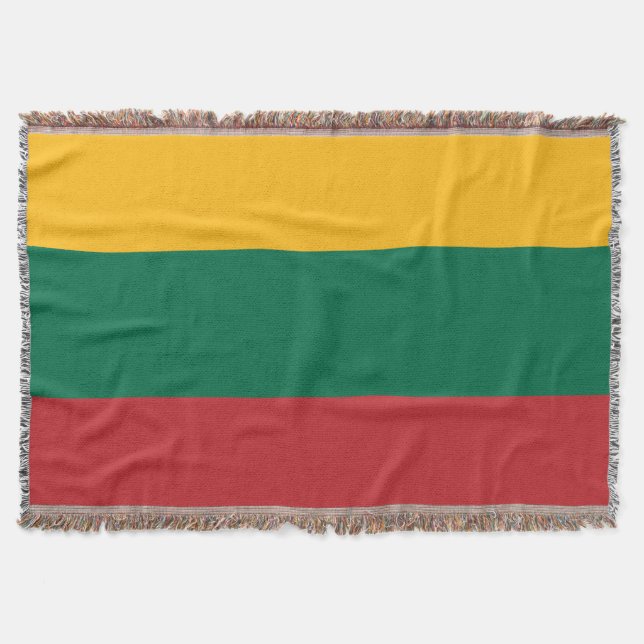 Cobertor Bandeira da Lituânia (Frente)