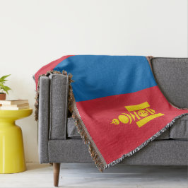 Cobertor Bandeira da Mongólia